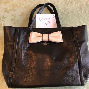 Kate Spade leather bow tote